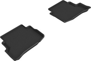Mazda CX-9 Floor Mats - Rear - 3D MAXpider - KAGU Series - Black - `20-`21